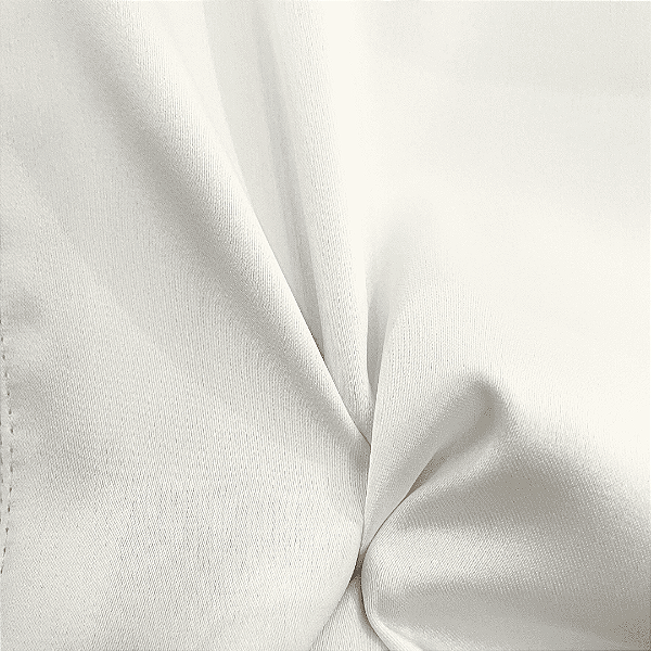 Tecido Prada Acetinado - Off White - 1,50m de Largura