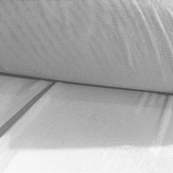 Tule de Malha - Branco - 1,60m de Largura