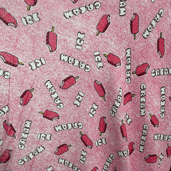 Tecido Atoalhado Estampado 100% Algodão - Picolé - 1,82m de Largura | Extra Largo e Super Absorvente