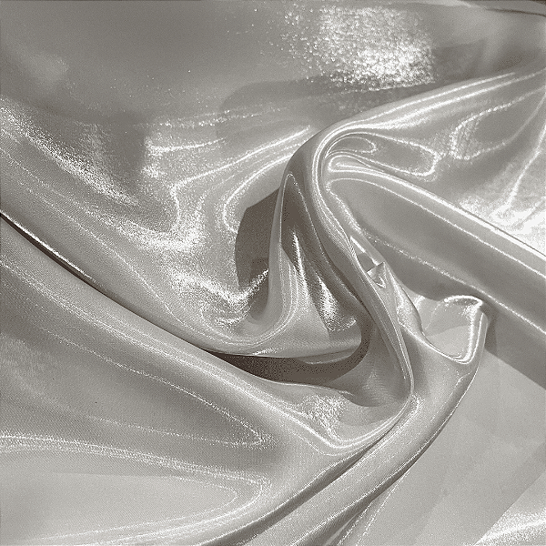 Tecido Zibeline Glow - Off White - 1,50m de Largura | Brilho e Estrutura Sofisticada