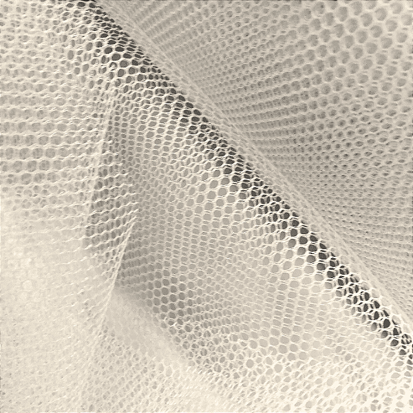 Tecido Filó Tule Para Armação - Off White - 2,80m de Largura