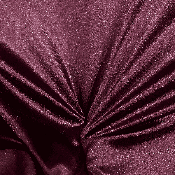 Tecido Veludo Cristal com Elastano - Marsala Escuro - 1,50m de Largura | Brilho Intenso e Ajuste Perfeito