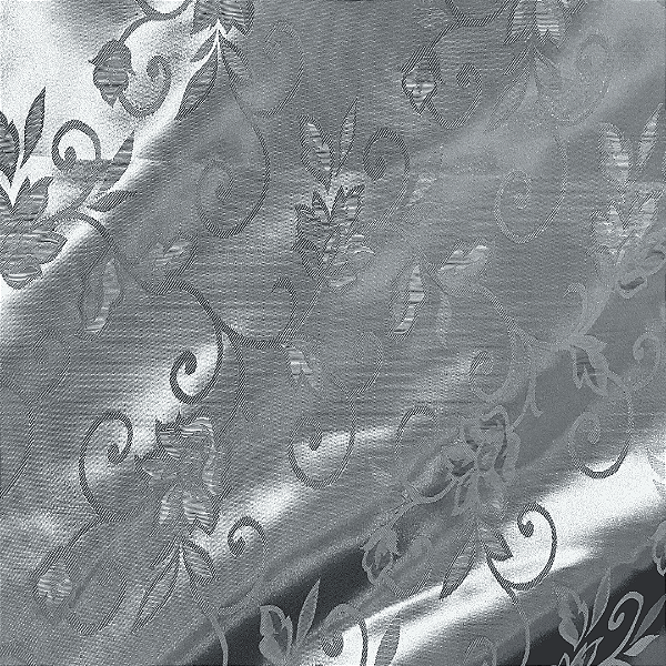Jacquard Satin - Prateado - 1,50m de Largura | Brilho Discreto e Textura para Decoração