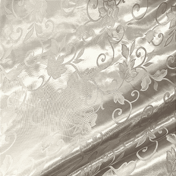 Jacquard Satin - Pérola - 1,50m de Largura | Brilho Discreto e Textura para Decoração