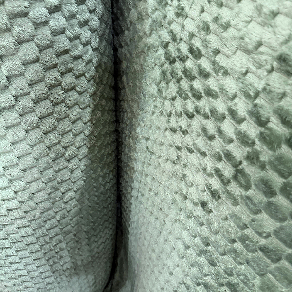 Tecido Fleece Ultra Soft Colmeia - Verde - 2,50m de Largura - 100% Poliéster - Mantas e Roupas de Inverno