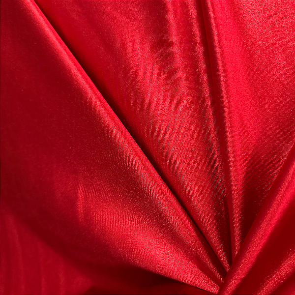 Tecido Malha Prada - Vermelho - 1,50m de Largura - 95% Poliéster 5% Elastano - Moda Festa e Fitness