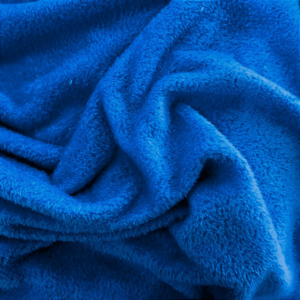 Tecido Soft Ultrasoft - Azul Royal - 1,60m de Largura