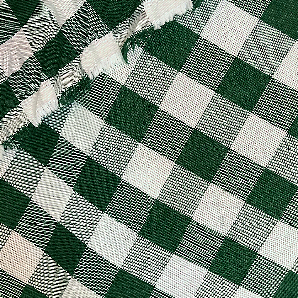Tecido Oxford Xadrez - Verde Escuro