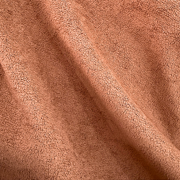 Tecido Bouclê Estofamento - Terracota - 1,42m de Largura