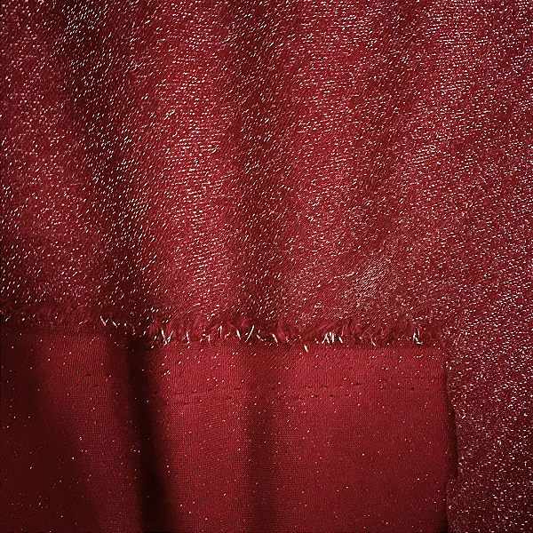 Malha Lurex Com Elastano - Marsala - 1,60m de Largura