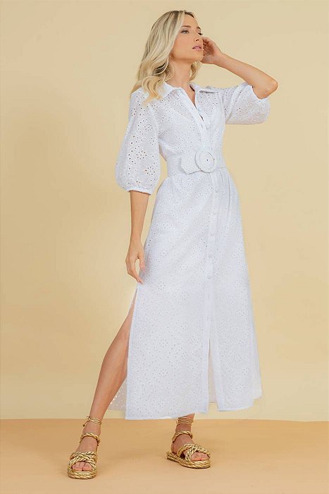 CHEMISE DE LAISE LÍVIA - BRANCO