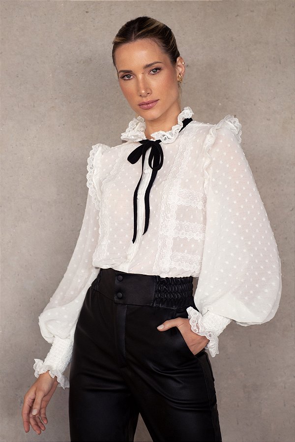 CAMISA ESTHER - OFF WHITE