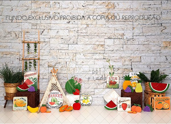 Frutas sem balão