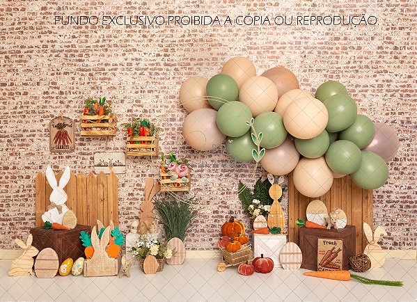 Pascoa com balao