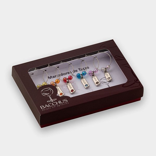 Marcador de Taça Saudações (Prata)