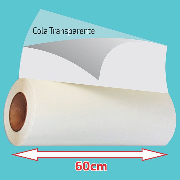 Adesivo Dupla Face BOPP Transparente (Rolo 5m x 59cm)