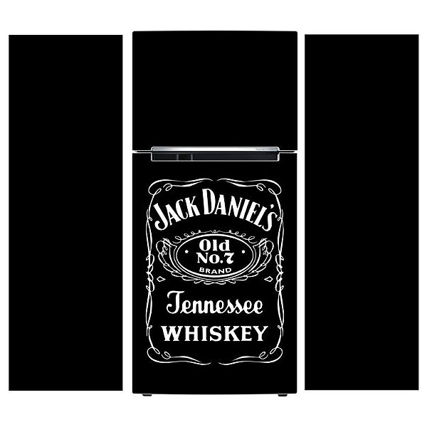 Adesivo de Geladeira Jack Daniels - KIT COMPLETO