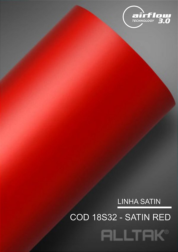 Adesivo  envelopamento Red ( Largura do rolo - 1,38m ) - VENDA POR METRO