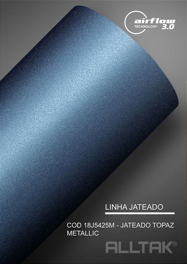 Adesivo Envelopamento Jateado Topaz Metallic - ( Largura Do Rolo - 1,38m ) - VENDA POR METRO