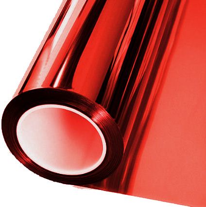 Adesivo Cromado Metálico Vermelho (Largura 1,06m) – VENDA POR METRO