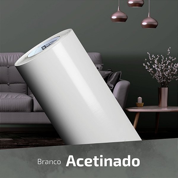 Adesivo DIGIMAX Branco Semi-Brilho (Rolo 5m x 1,22m)