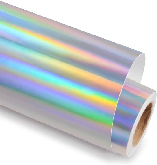 Adesivo Holográfico - Rolo com 10m x 60cm