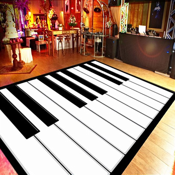 Adesivo Pista de Dança PIANO - 2m X 1,20m