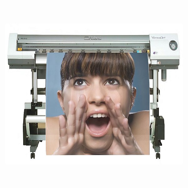 Impressão Digital - Adesivo Branco