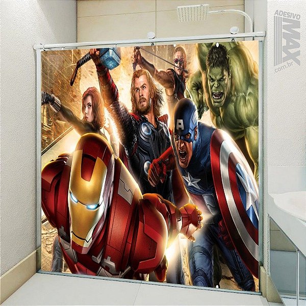 Adesivo Box - Avengers Vingadores