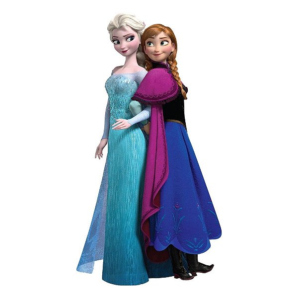 Adesivo Recortado - Frozen Anna e Elsa