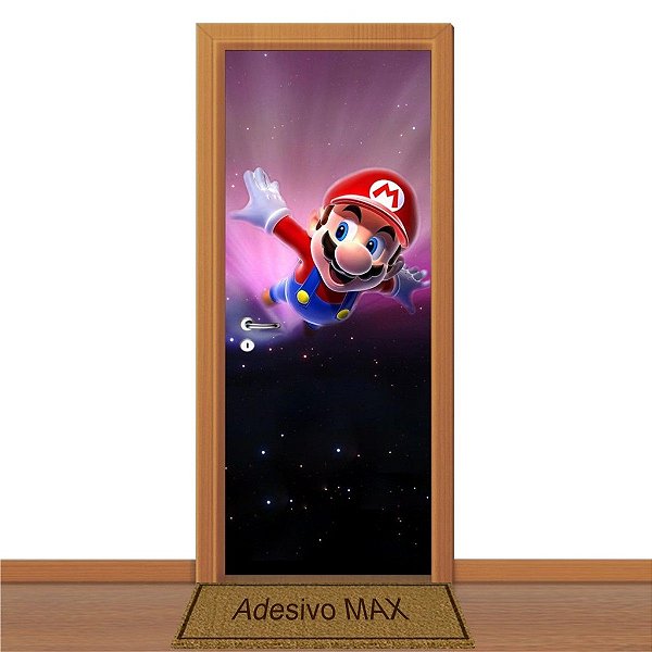 Adesivo Para Porta Super Mario Bros Adesivos De Box Parede Decora O Em Geral