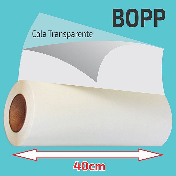 Adesivo Dupla Face BOPP Transparente (Rolo 5m x 39cm)