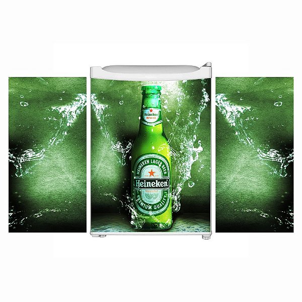 Adesivo Frigobar Completo - Heineken