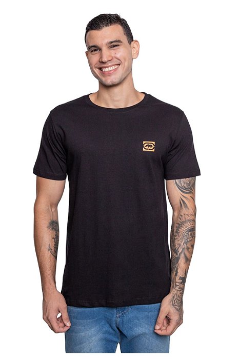 Camiseta Ecko Estampada Preta
