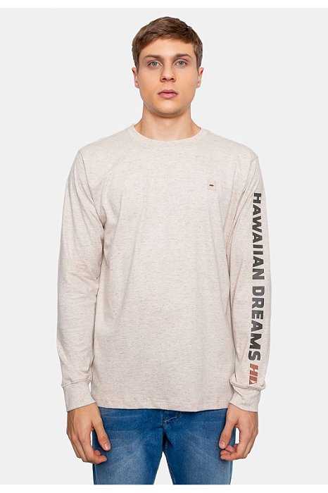 Camiseta HD Manga Longa Off White