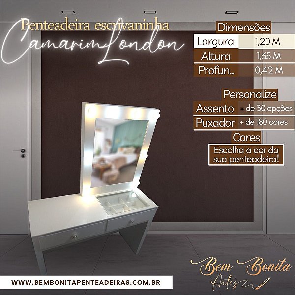 Escrivaninha Camarim London