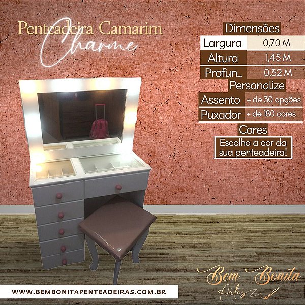 Penteadeira Camarim Charme