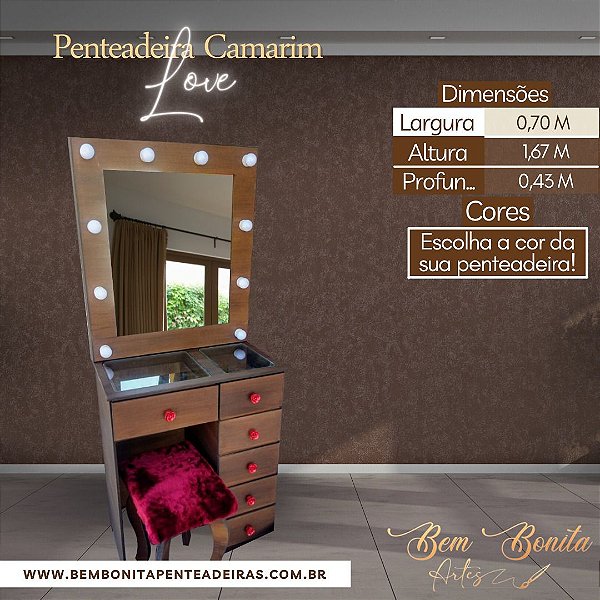 Penteadeira Camarim Love