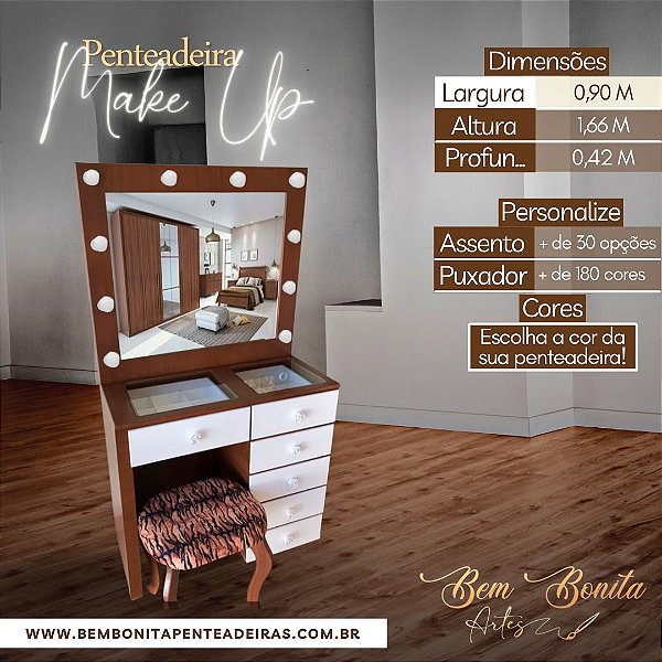 Penteadeira Camarim Make Up
