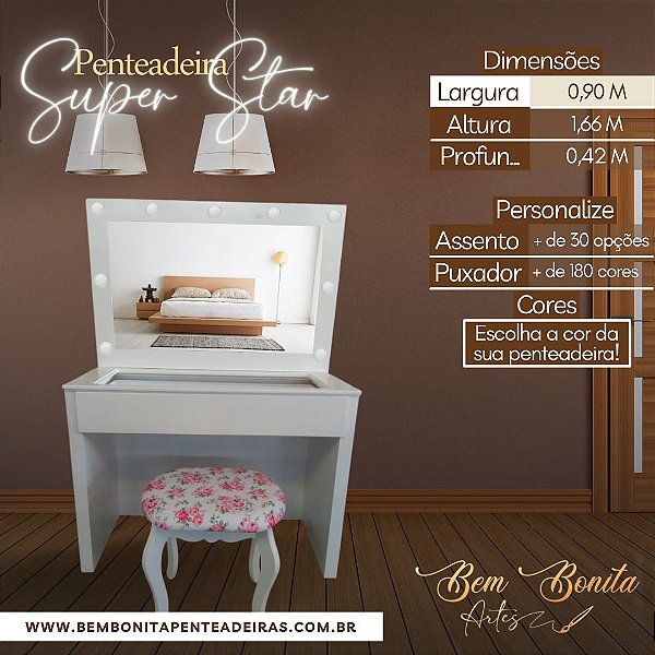 Penteadeira Camarim Super Star