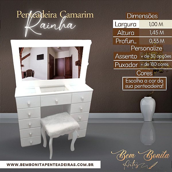 Penteadeira Camarim Rainha