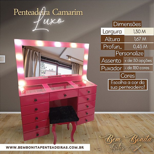 Penteadeira Camarim Luxo