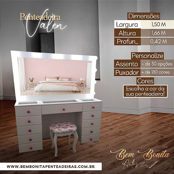 Penteadeira Camarim Valen