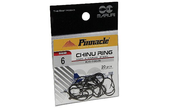 Anzol PINNACLE - CHINU RING Black Nickel