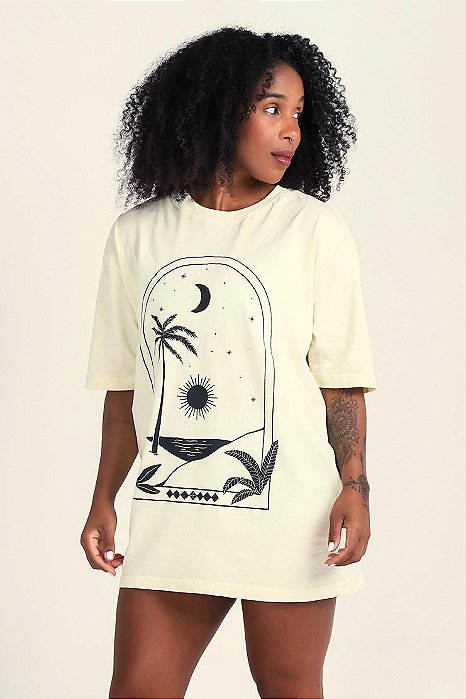 Camisa Oversized Paraíso Off White