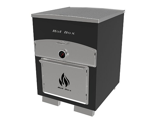 Forno de Pizza e Churrasqueira 2 EM 1 - PRETO - BANCADA