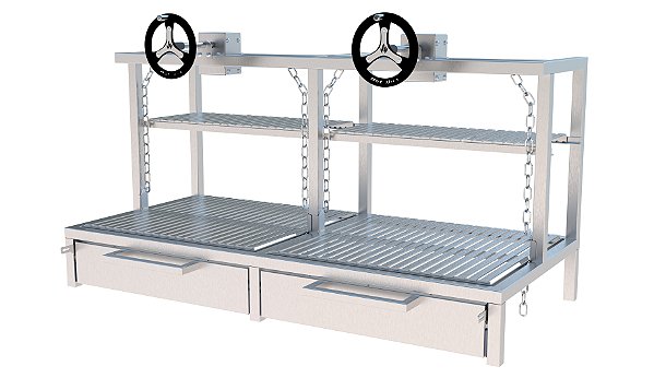 Parrilla Profissional CLÁSSICA PRO (alvenaria)