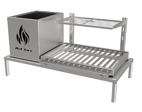 Parrilla Residencial Para Alvenaria 68 x 34cm