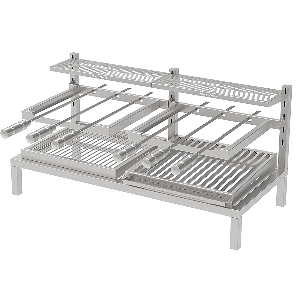 Churrasqueira Parrilla Premium De Alvenaria 97x45cm – INOX 304