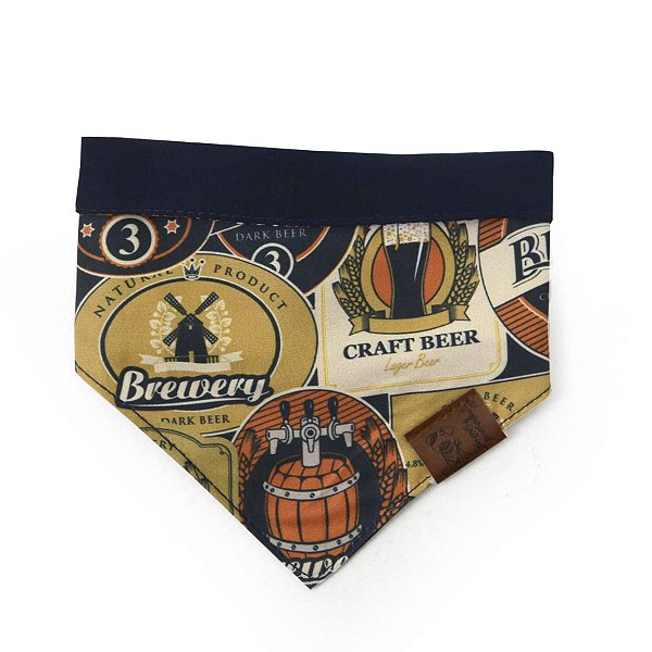Bandana Para Pet Cachorro e Gato Beer Time Emporium Distripet